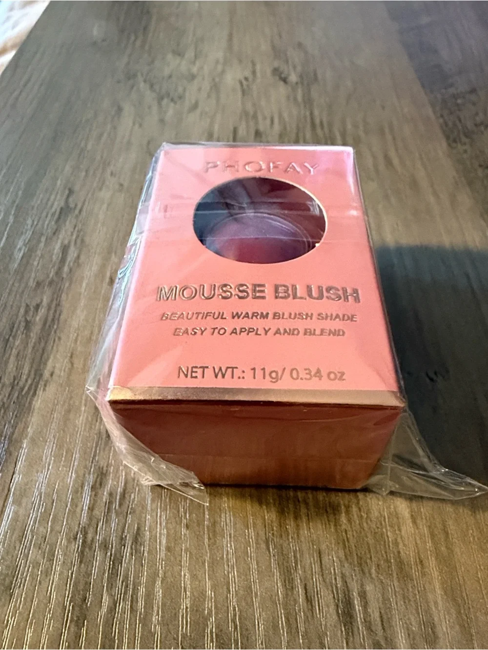 Phofay 3 in-1 Mousse Blush Cream & Lipstick Gloss-Soft Silky Creamy Texture